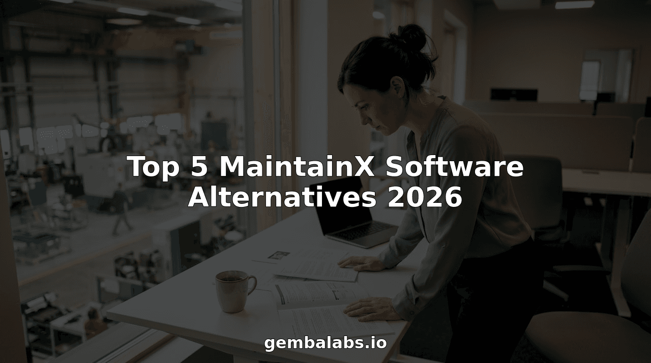 Top 5 MaintainX Software Alternatives 2026